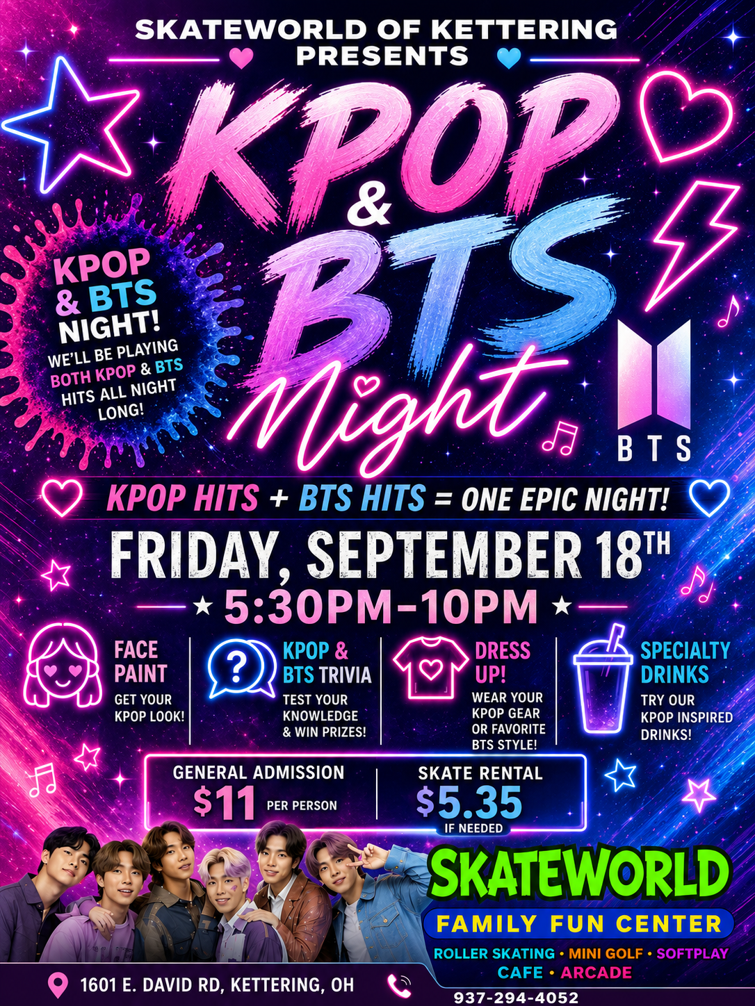 KPop & BTS Night
